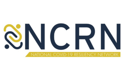 Logo reads: NCRN-National COVID-19 Resiliency Network